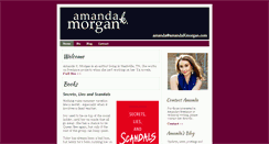 Desktop Screenshot of amandakmorgan.com