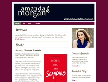Tablet Screenshot of amandakmorgan.com